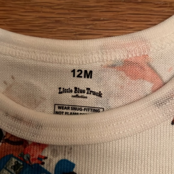 Little Blue Truck  Pj set 12m NWT - Picture 3 of 12